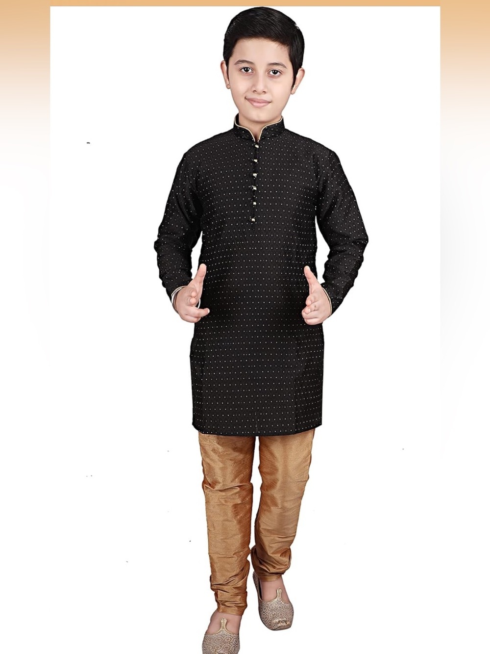 Indian Clothing Traditional Wear Silk Kurta Sets for Boys 1348/bb6-1
